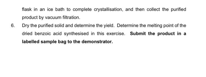 Pha 112 Bio Organic Medicinal Chemistry Experiment 4 Oxidation Of Benzyl Alcohol To Benzoic Acid Significance To Pha 3
