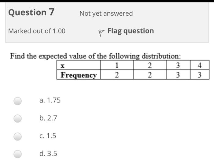 Question 6 Not Yet Answered Marked Out Of 1 00 P Flag Question If 35 Y 515 Then For 35 Y 515 Let Y Be Continuous R 2
