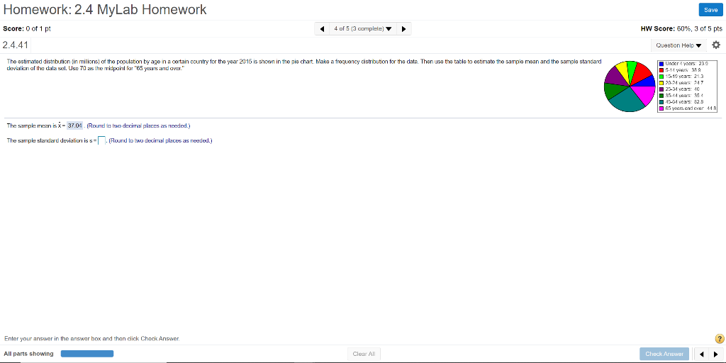 Homework 2 4 Mylab Homework Save 4 Of 5 Complete Hw Score 50 3 Of 5 Pts Score 0 Of 1 Pt 2 4 41 Question Help 0 Th 1