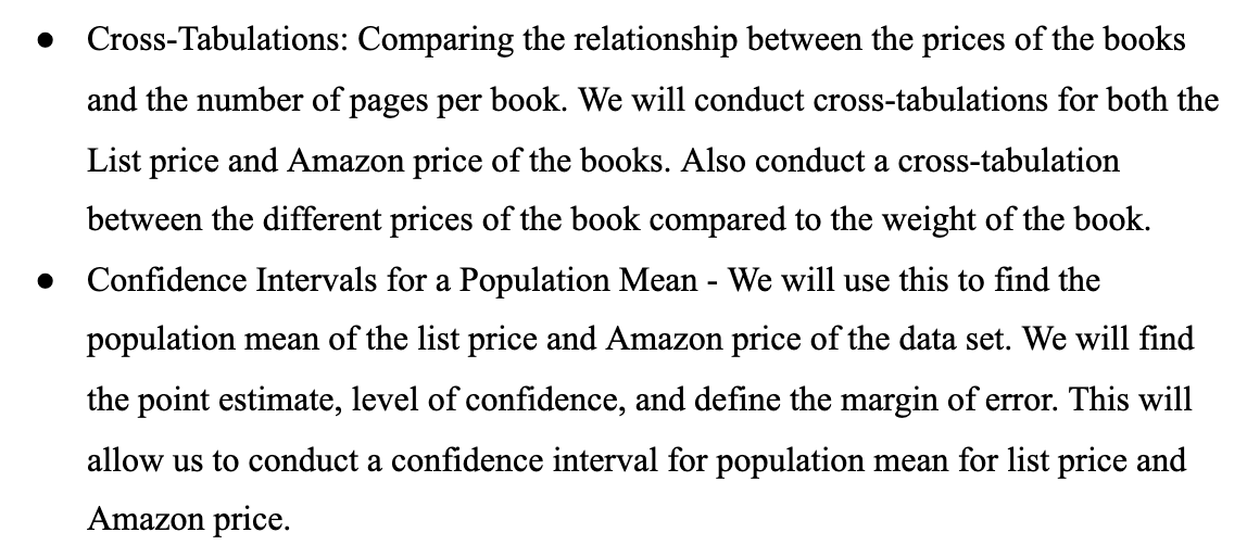 Cross Tabulations Comparing The Relationship Between The Prices Of The Books And The Number Of Pages Per Book We Will 1