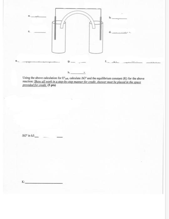 The Voltaic Cell Below Is Powered By The Following Balanced Redox Reaction 2mnos M 16h Mg Snico Si P 2mn 2