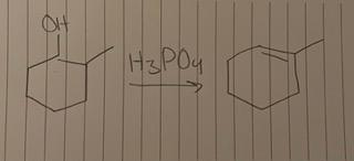Write Out The Mechanism Of This Dehydration Reaction Ochem 1