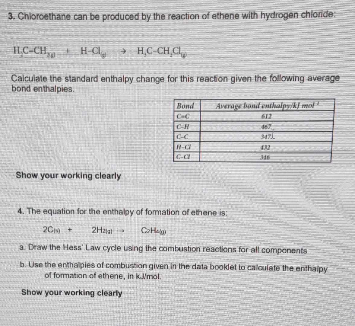 Chemical Energy 1