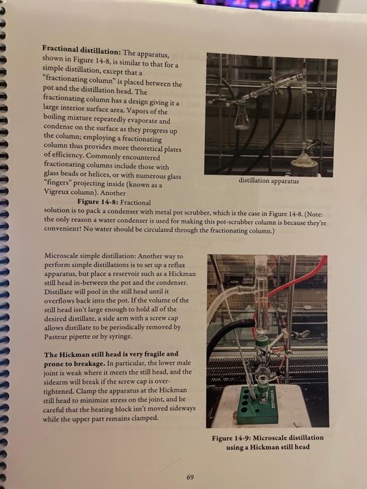 14 Distillation Distillation Is A Method Of Purification Where A Compound Is Selectively Turned Into A Vapor And Then C 8