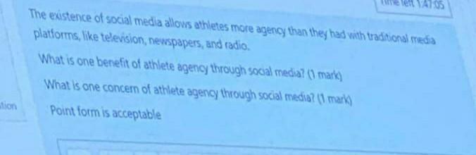 The Existence Of Social Media Allows Athletes More Agency Than They Had With Traditional Media Platforms Like Televisio 1