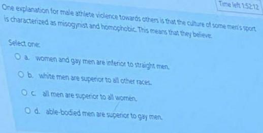 Timele 15212 One Explanation For Male Athlete Vidence Towards Others Is That The Culture Of Some Men S Sport Is Characte 1