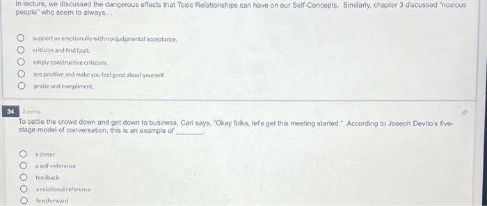29 Points Which Of The Following Is Not A Good Suggestion For Effective Validation If You Can Relate To The Person S Ex 3