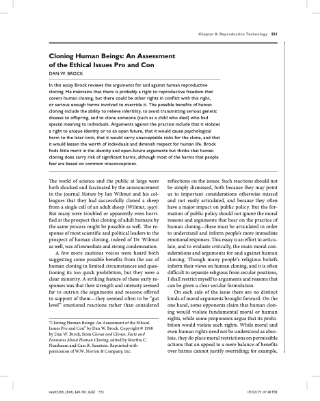 This Article Comes From Lewis Vaughn Bioethics Principles Issues And Cases Referencing With Page Numbers Summariz 1