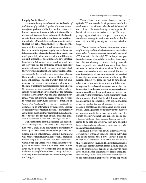 This Article Comes From Lewis Vaughn Bioethics Principles Issues And Cases Referencing With Page Numbers Summariz 3