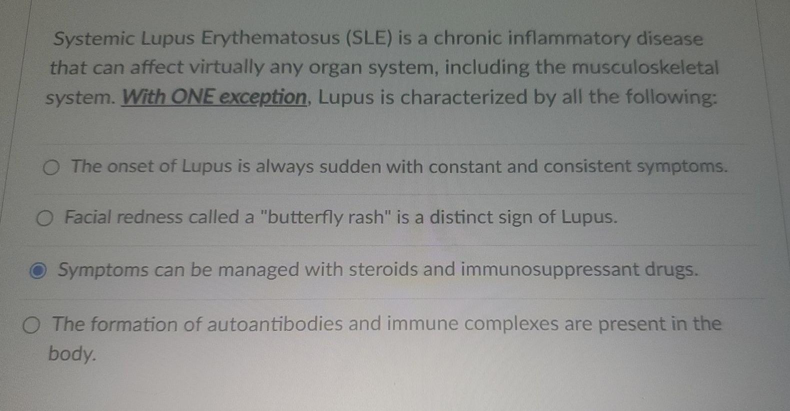 Systemic Lupus Erythematosus Sle Is A Chronic Inflammatory Disease That Can Affect Virtually Any Organ System Includi 1