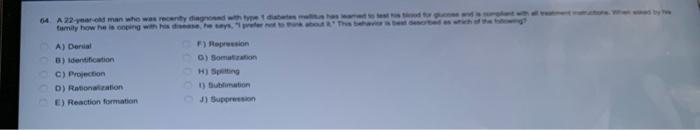 64 A 22 Year Old Man Who Was Recently Diagnosed With Type 1 Diabtes Mellitus Has Learned To Test His Blood For Glucose 1