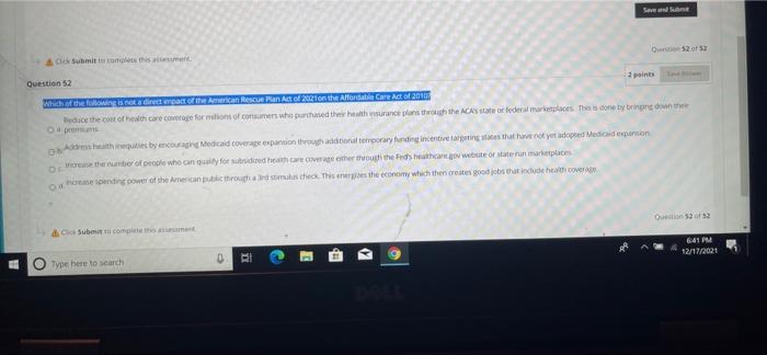 See Se 52 00 Submit Complete This Ant 3 Points Question 52 Which Of The Following Is Not A Direct Part Of The American R 1