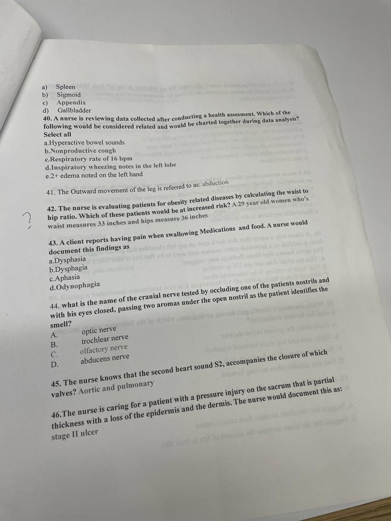Please Answer The Following Questions 1