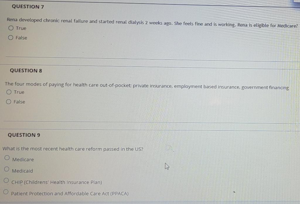 Question 7 Rena Developed Chronic Renal Failure And Started Renal Dialysis 2 Weeks Ago She Feels Fine And Is Working R 1