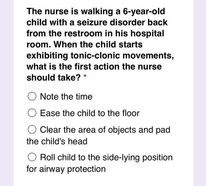 The Nurse In The Pediatric Emergency Room Is Assessing A Child Who Sustained A Moderate Brain Injury After A Fall Which 2