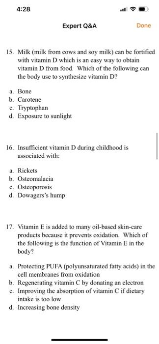 Chapter 11 11 The Form Of Vitamin A Active In Vision Is A Retinal B Retinol C Rhodopsin D Retinoic Acid 12 What 2