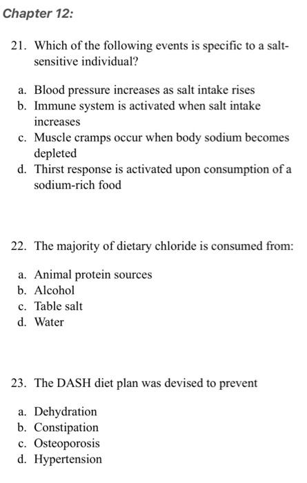 Chapter 11 11 The Form Of Vitamin A Active In Vision Is A Retinal B Retinol C Rhodopsin D Retinoic Acid 12 What 4