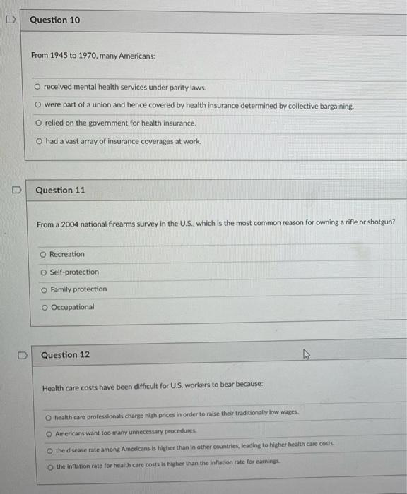 D Question 13 Helmet Laws Are Primarily In Place To Offset The Of The General Public Paying The Costs For Motorcycle A 2