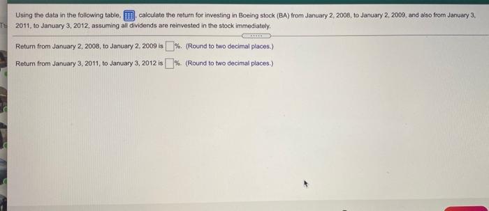This Question 2 Pomis Possible X From Janu Th 3 Data Table Ar An Dividend Click On The Following Icon In Order To Cop 2