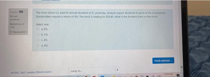 The Huck Glove Co Paid Its Annual Dividend Of 1 Yesterday Analysts Expect Dividends To Grow At 4 In Perpetuity Stockh 1