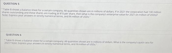 Table B Assets 2021 2021 2020 Liabilities And 2020 Stockholders Equity Current Liabilities Current Assets Cash 120 155 3