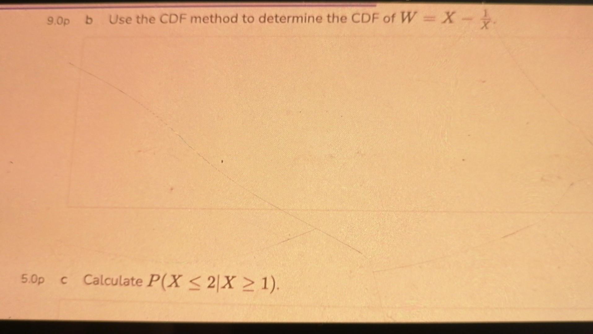 7 Exercise 7 24 Points 109 Suppose X Exp 4 5 10 0p A Use The Transformation Method To Determine The Pdf And With T 2