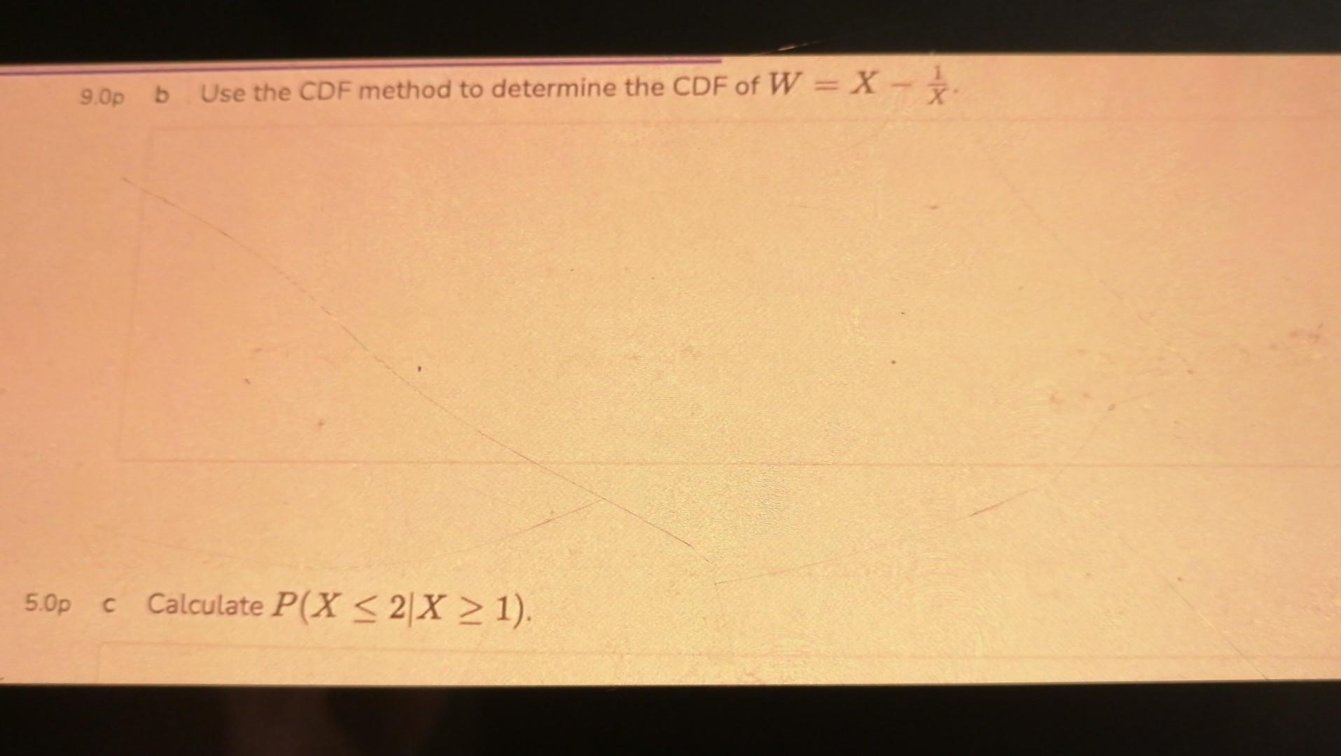 7 Exercise 7 24 Points 109 Suppose X Exp 4 5 10 0p A Use The Transformation Method To Determine The Pdf And Wit 2