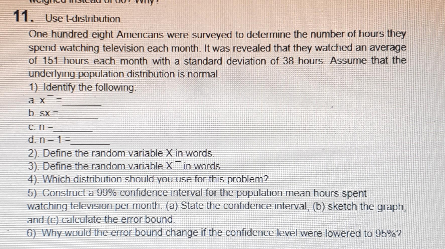 10 The Standard Deviation Of The Weights Of Elephants Is Known To Be Approximately 18 Pounds We Wish To Construct A 95 2