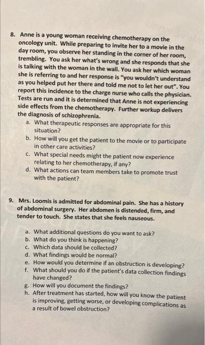 8 Anne Is A Young Woman Receiving Chemotherapy On The Oncology Unit While Preparing To Invite Her To A Movie In The Da 1