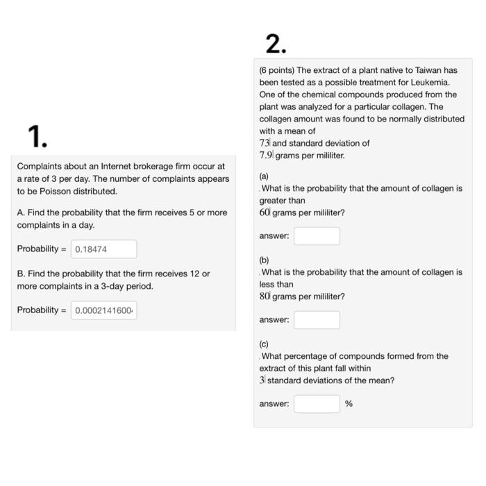1 2 6 Points The Extract Of A Plant Native To Taiwan Has Been Tested As A Possible Treatment For Leukemia One Of Th 1