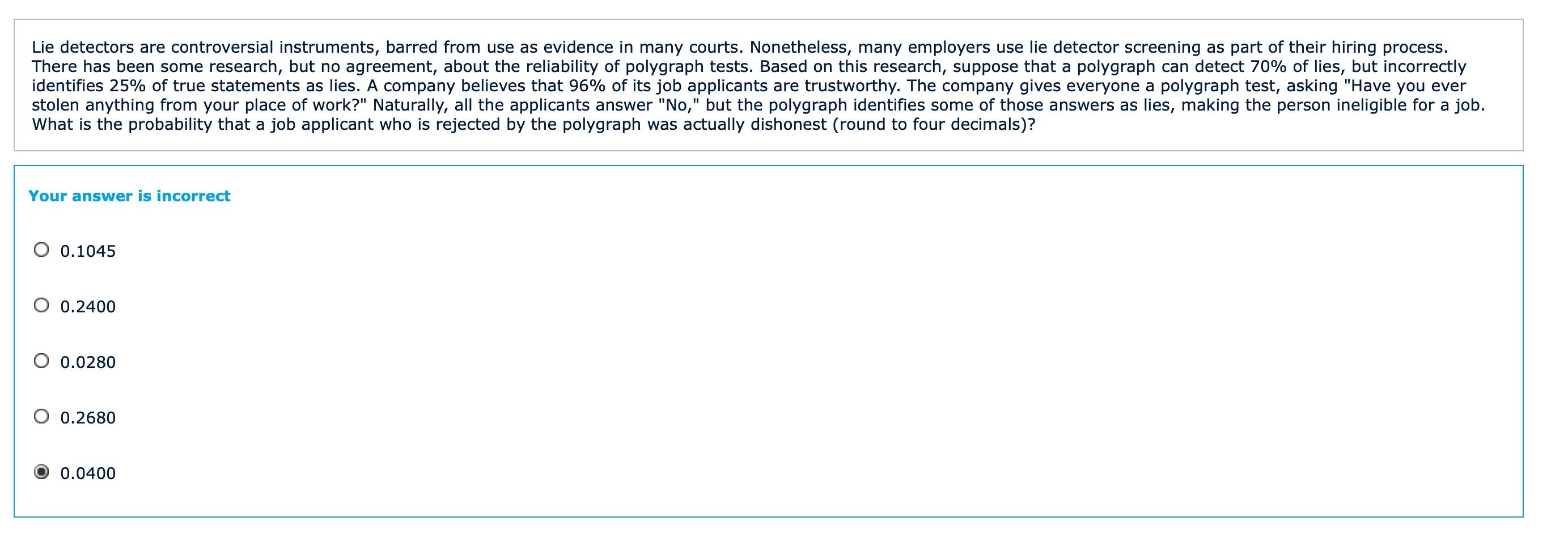 Lie Detectors Are Controversial Instruments Barred From Use As Evidence In Many Courts Nonetheless Many Employers Use 1