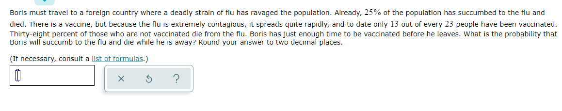 Boris Must Travel To A Foreign Country Where A Deadly Strain Of Flu Has Ravaged The Population Already 25 Of The Popu 1