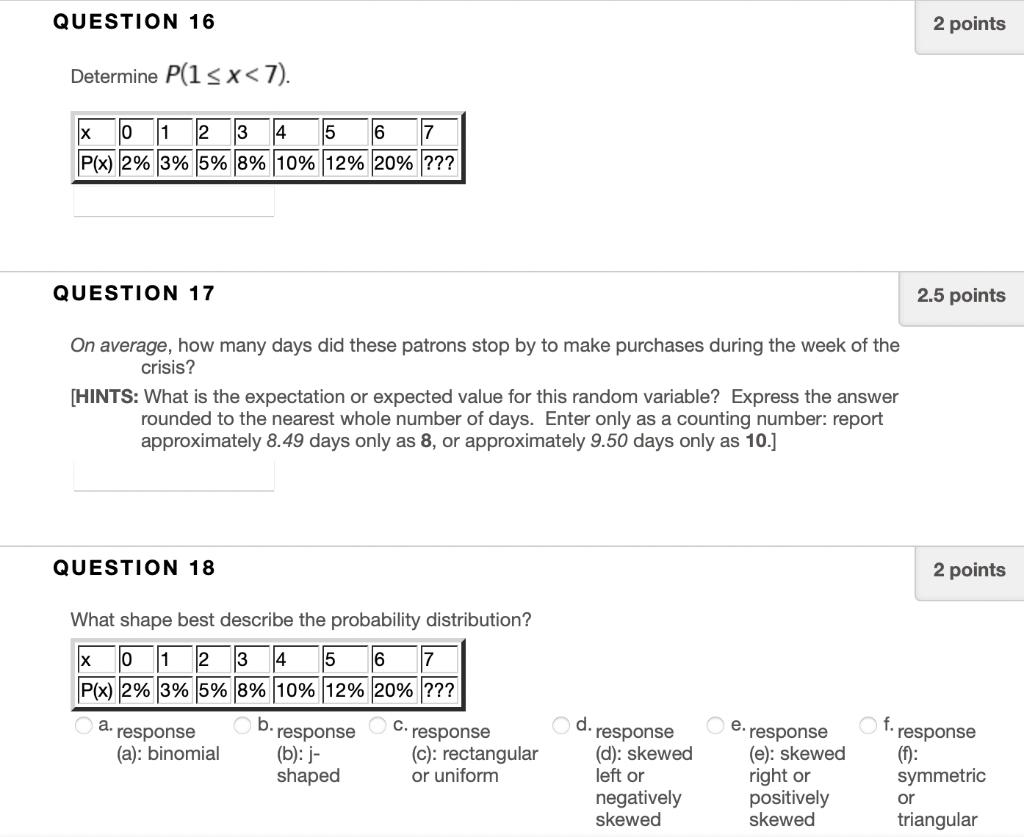 Probability Distribution Of Random Variables The Management Of The Cafe Corner Chain Runs A Rewards Or Loyalty Program 3