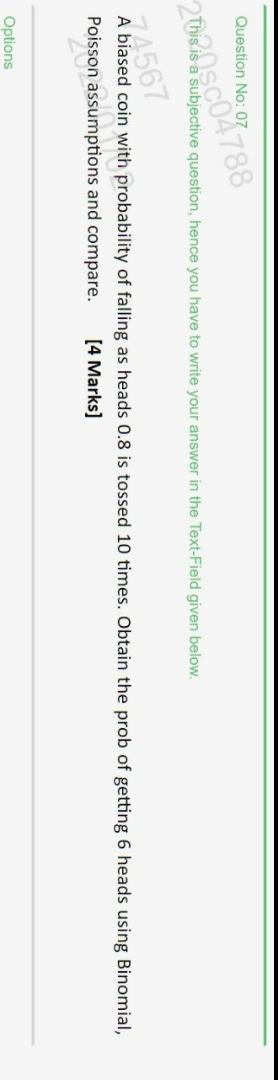 Question No 07 207025c04788 A Subjective Question Hence You Have To Write Your Answer In The Text Field Given Below 14 1