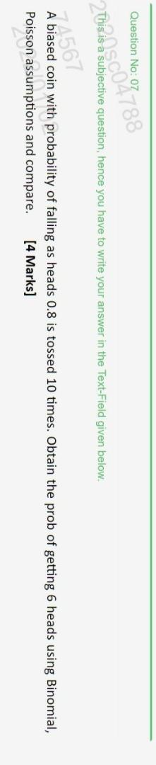 Question No 07 207025c04788 A Subjective Question Hence You Have To Write Your Answer In The Text Field Given Below 14 2