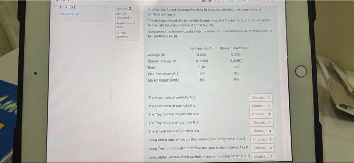 He A Porto Alanda Portefish The Portfolio Managers The Wees Would Into The Same Rate The Traynor Rationem To The Perfo 1
