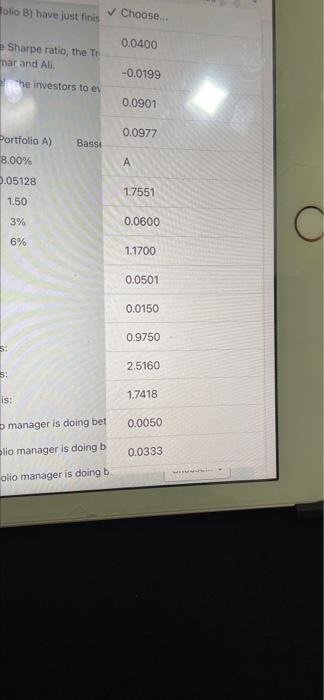He A Porto Alanda Portefish The Portfolio Managers The Wees Would Into The Same Rate The Traynor Rationem To The Perfo 2