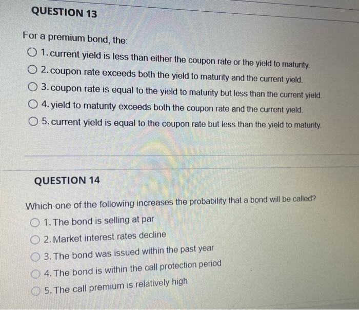 Question 6 1 Which Option Price S Will Increase When The Interest Rate Increases O 1 Put Only O 2 Call Only O 3 An 3