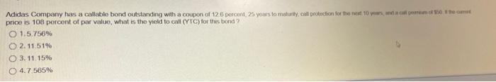 Big Mama Pizzeria Issued 12 Year Bonds One Year Ago At A Coupon Ralo Ot 69 Patent Oyim On The Bonds Is Peast Wut The C 2