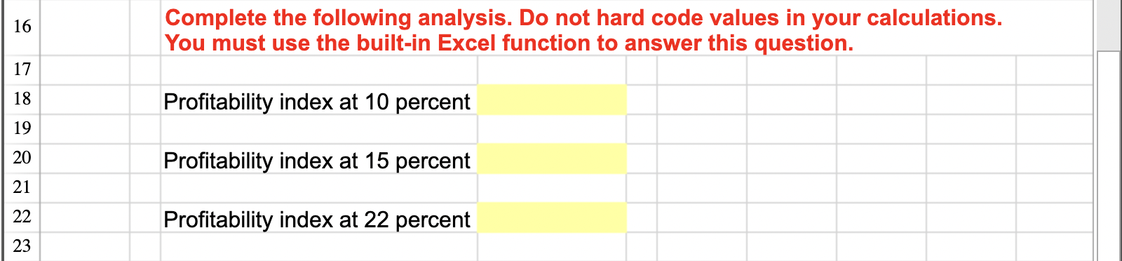 5 Please Answer In Excel Formulas 2