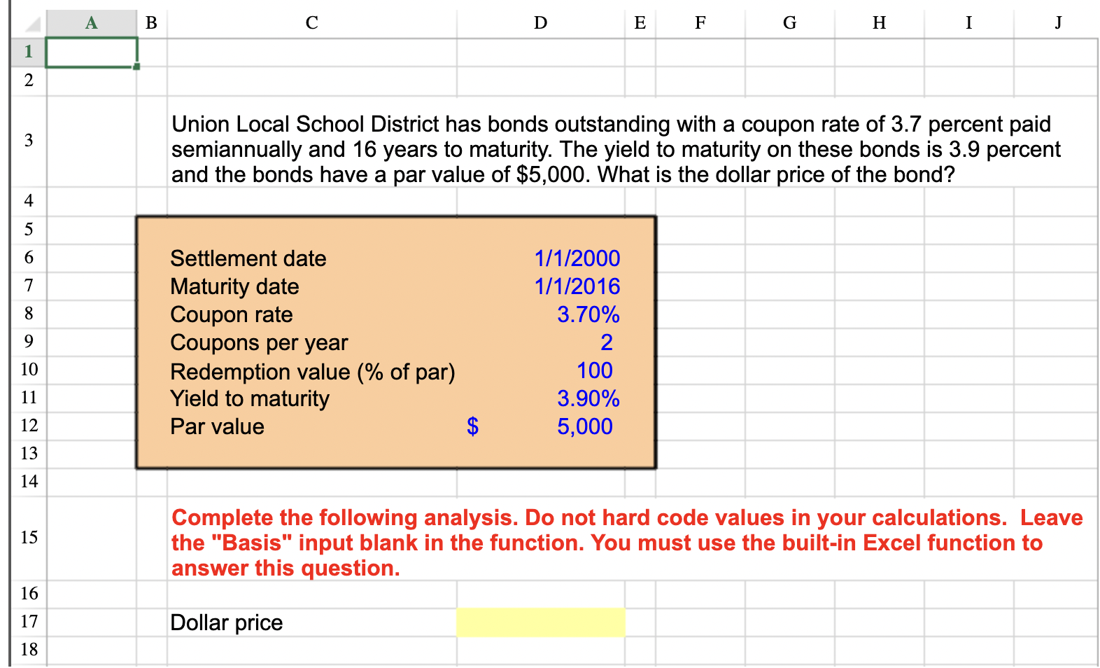 8 Please Answer In Excel Formulas 1