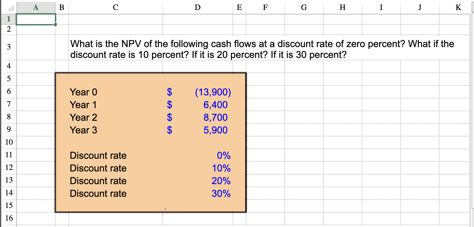3 Please Answer In Excel Formulas 1