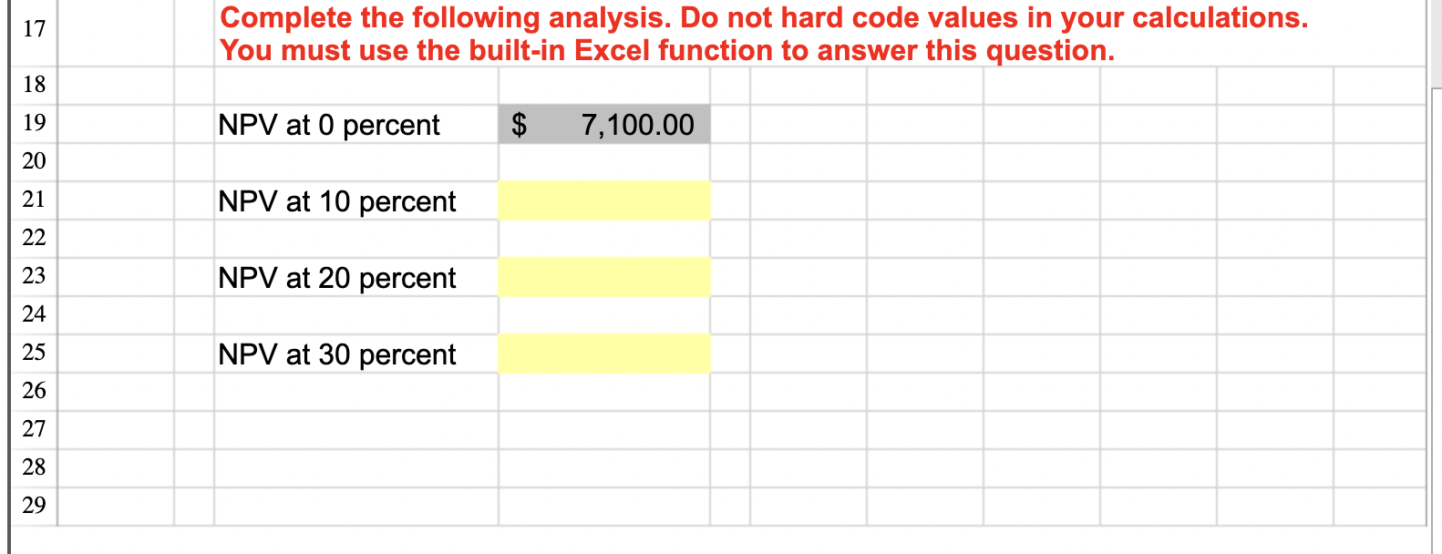 3 Please Answer In Excel Formulas 2