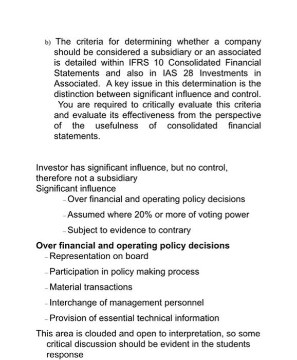 A Prepare The Consolidated Statement Of Financial Position And The Consolidated Income Statement For Hill Plc For The Y 4