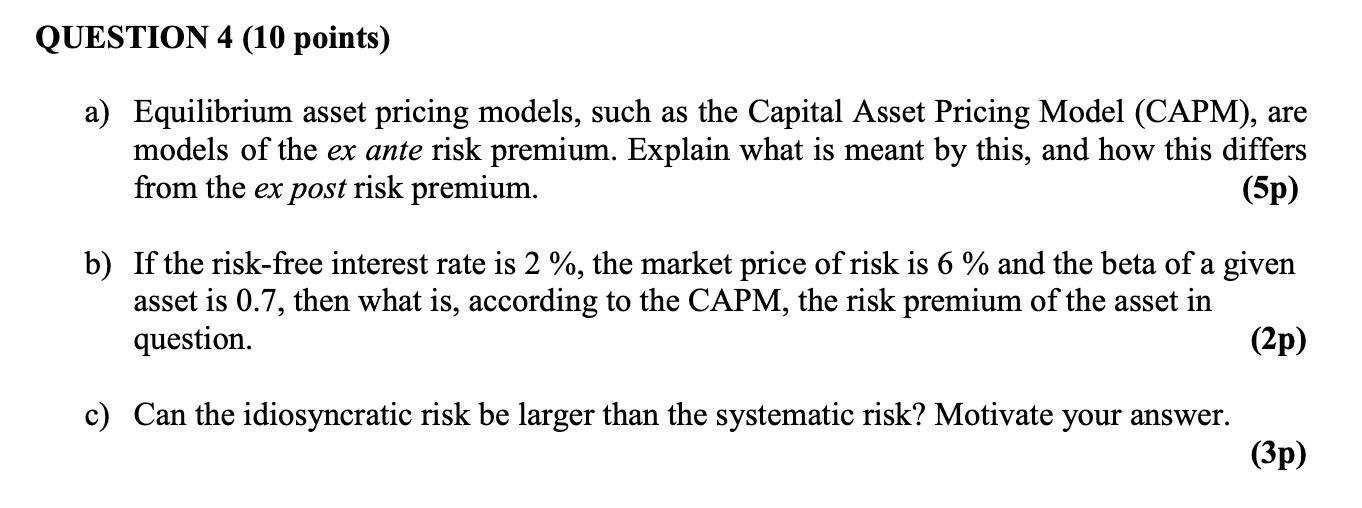 Capm Model 1