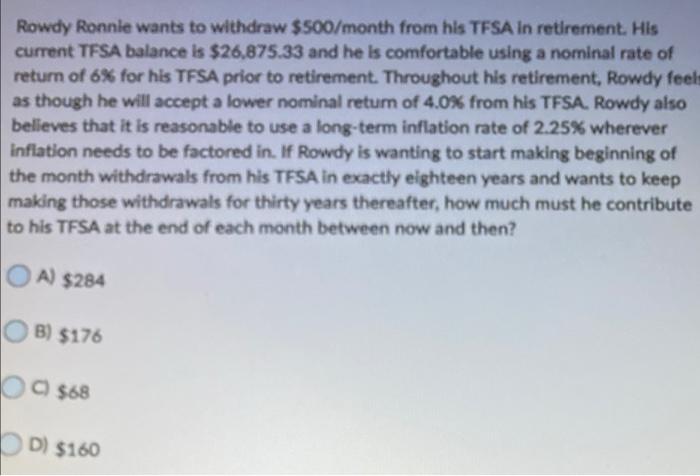 An Appropriate Comparison Of Investment Products Can Only Be Made On Oa A Capital Gains Basis B An After Tax Basis C 2