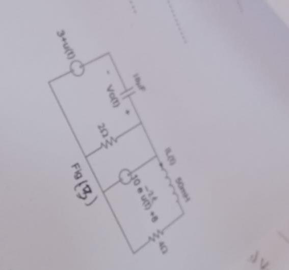 Vom 203 F9 3 U T 10 For The Circuit Shown In Fig 3 Show Calculations A The Value Of V O Is 1