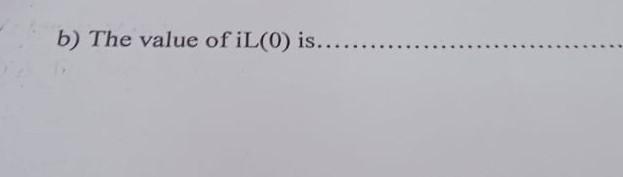 Pone 20 Vom Off Hh On On B The Value Of Il 0 Is 2