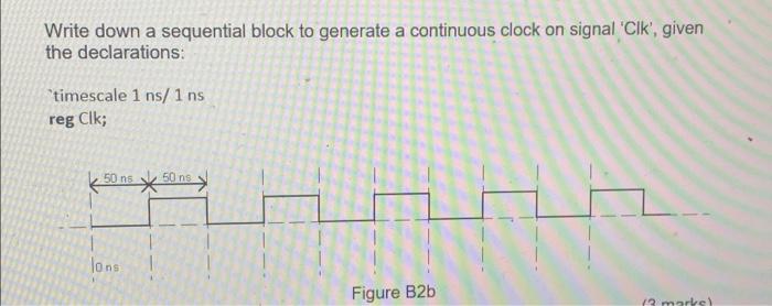 B Fill In The Missing Text Indicated By The Dotted Lines Required To Complete The Description Of The Counter Rst 1 3