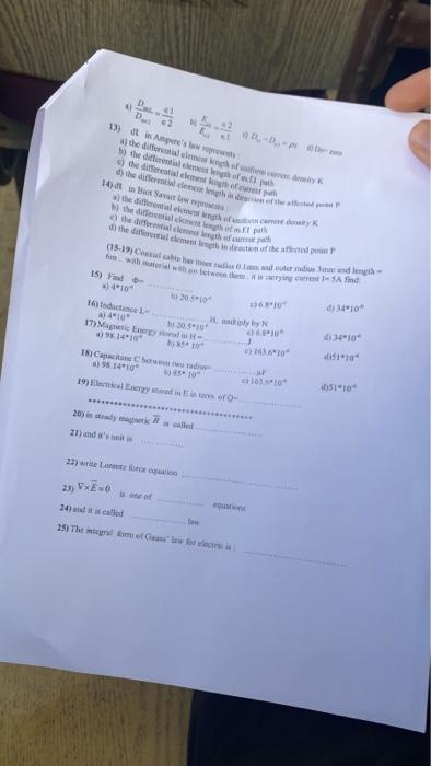 D 13 Aprel The Differenti B The Differentialement C The Differential Menghof 90 D The Direcchini 14 In S 1